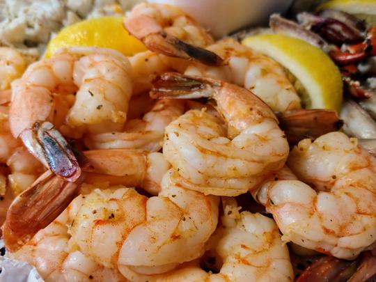 Hot Steamed Shrimp