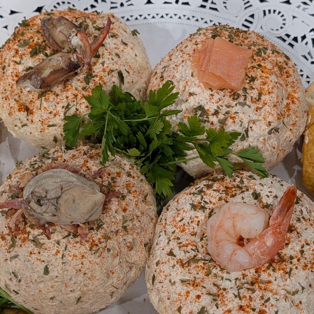 Seafood Cheese Ball Platter